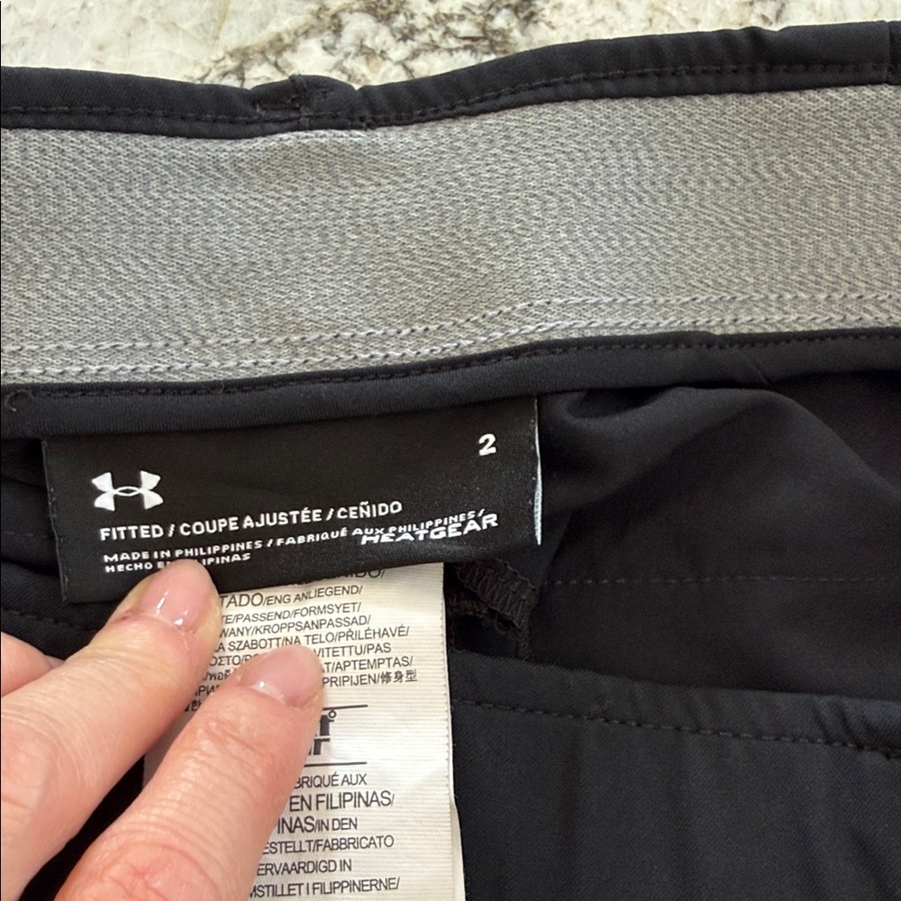 3 Pair of Under Armour Women's Athletic Shorts - Navy, White, and Black - Picture 6 of 9